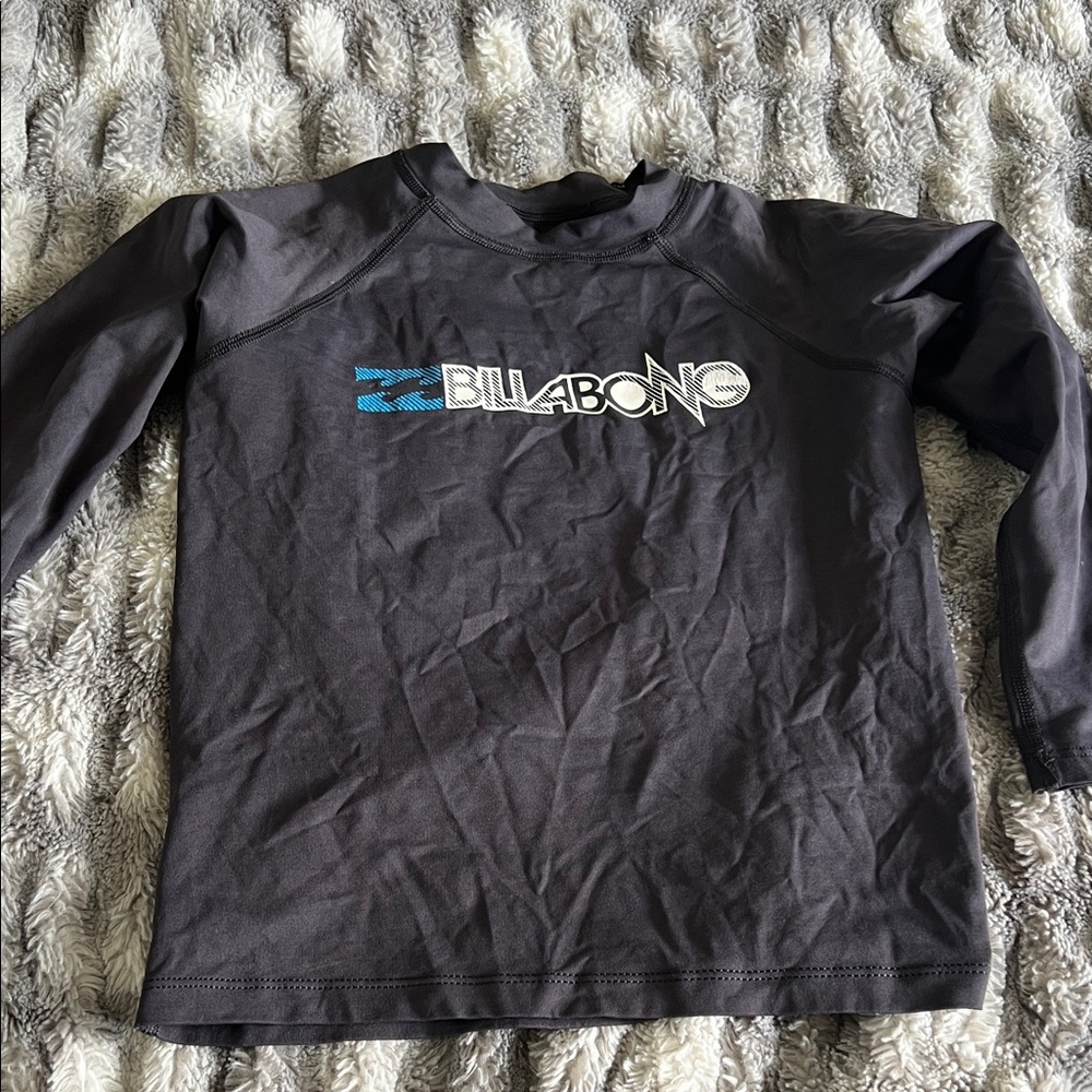 Billabong Black Long-Sleeve Swim Shirt